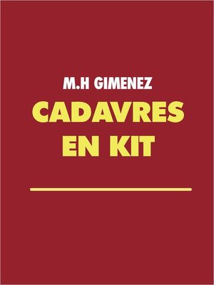 cover image of CADAVRES EN KIT